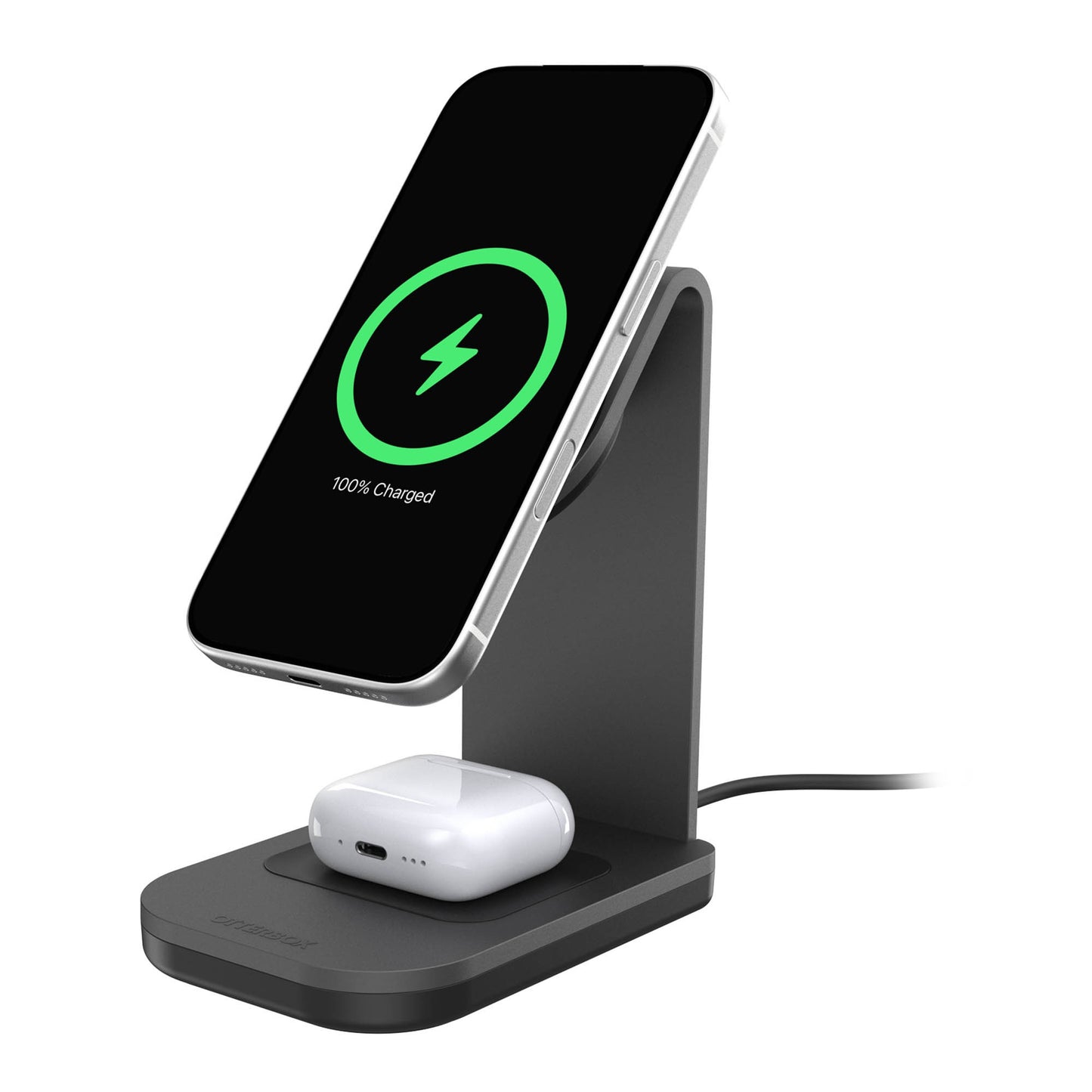 Otterbox Qi2 25W 2in1 MagSafe Wireless Charging Stand - Black - 15-15831