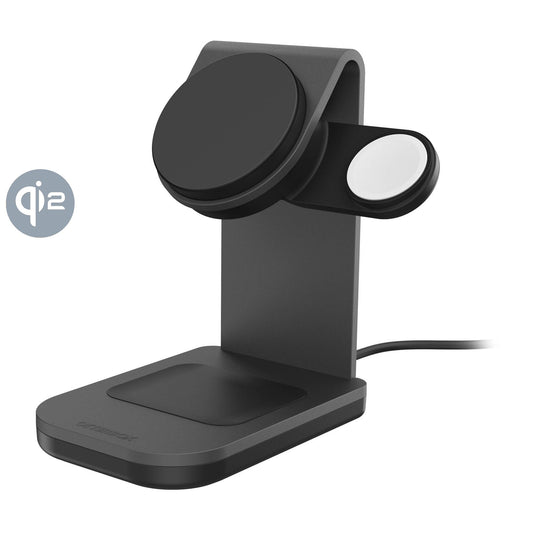Otterbox Qi2 25W 3in1 MagSafe Wireless Charging Stand - Black - 15-15833