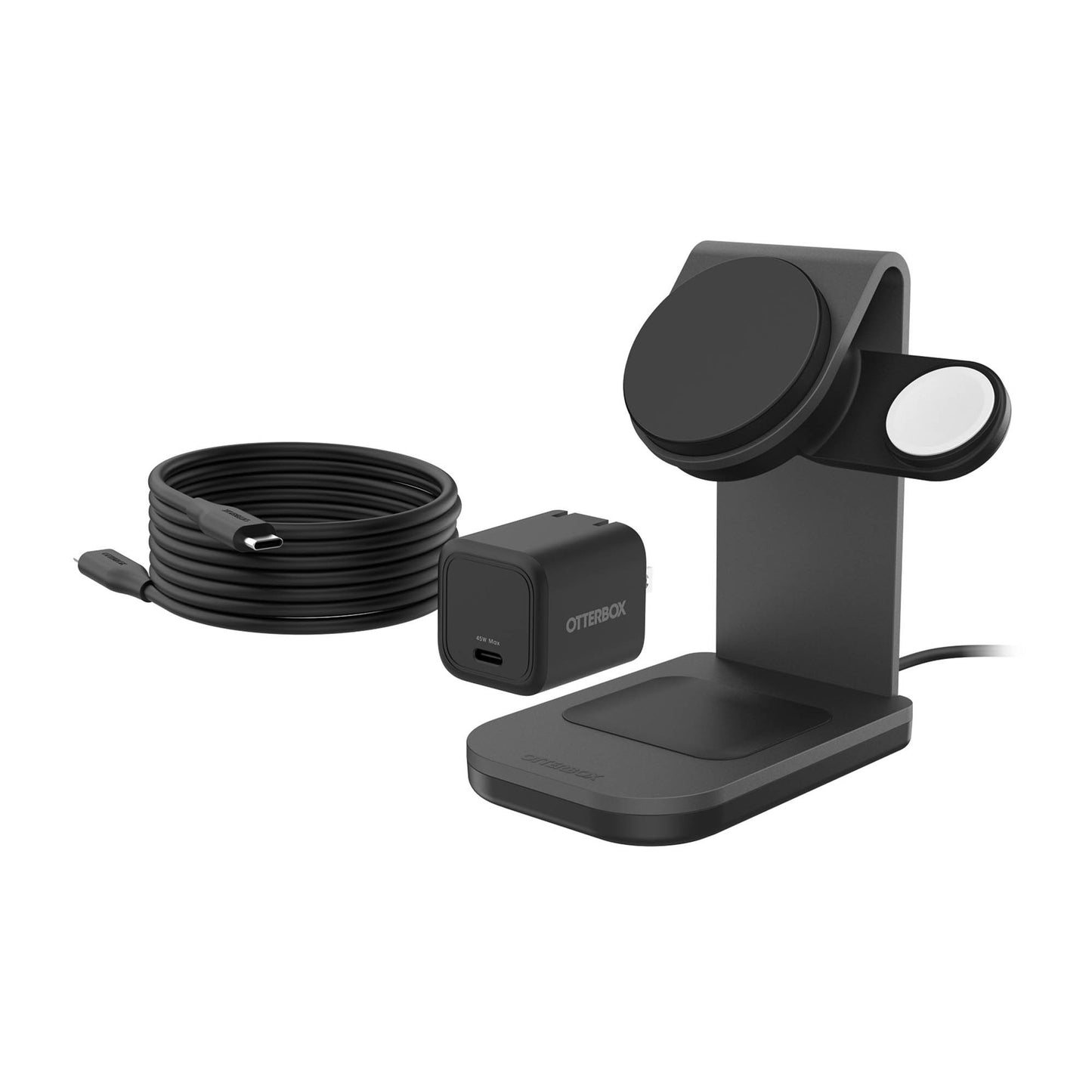 Otterbox Qi2 25W 3in1 MagSafe Wireless Charging Stand - Black - 15-15833