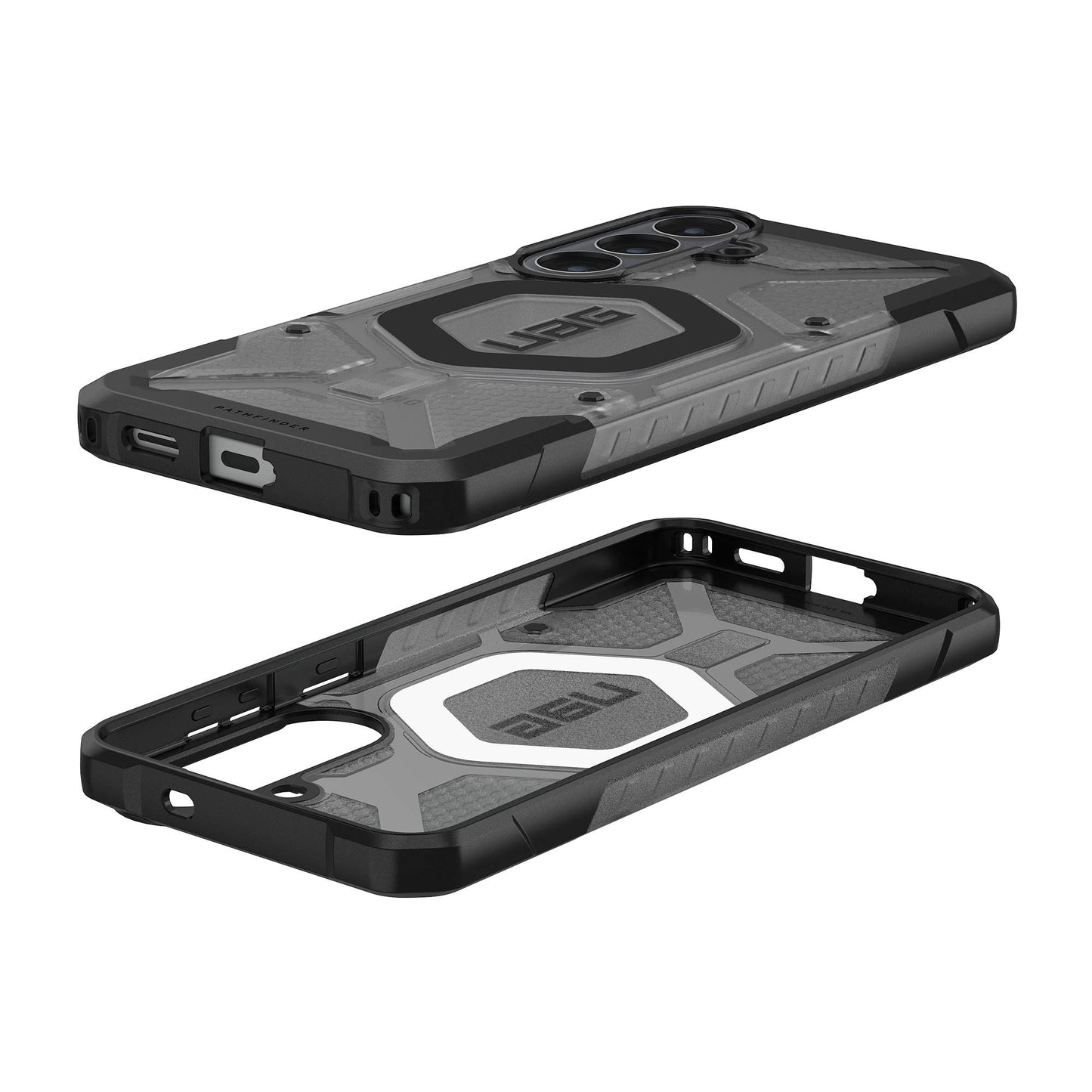 Samsung Galaxy S26 FE UAG Pathfinder Clear w/Magnet Case - Ash/Black - 15-15842