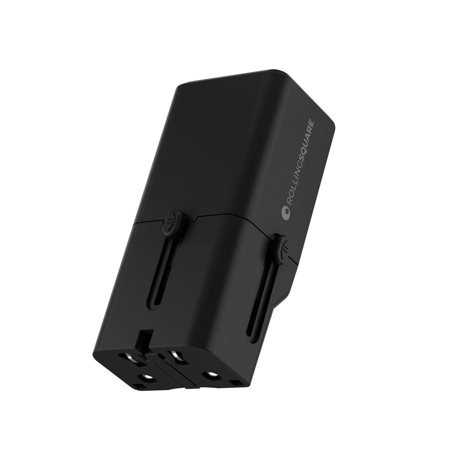 Rolling Square 30W Pocket Travel Adapter USB-C Wall Charger - Black - 15-16109