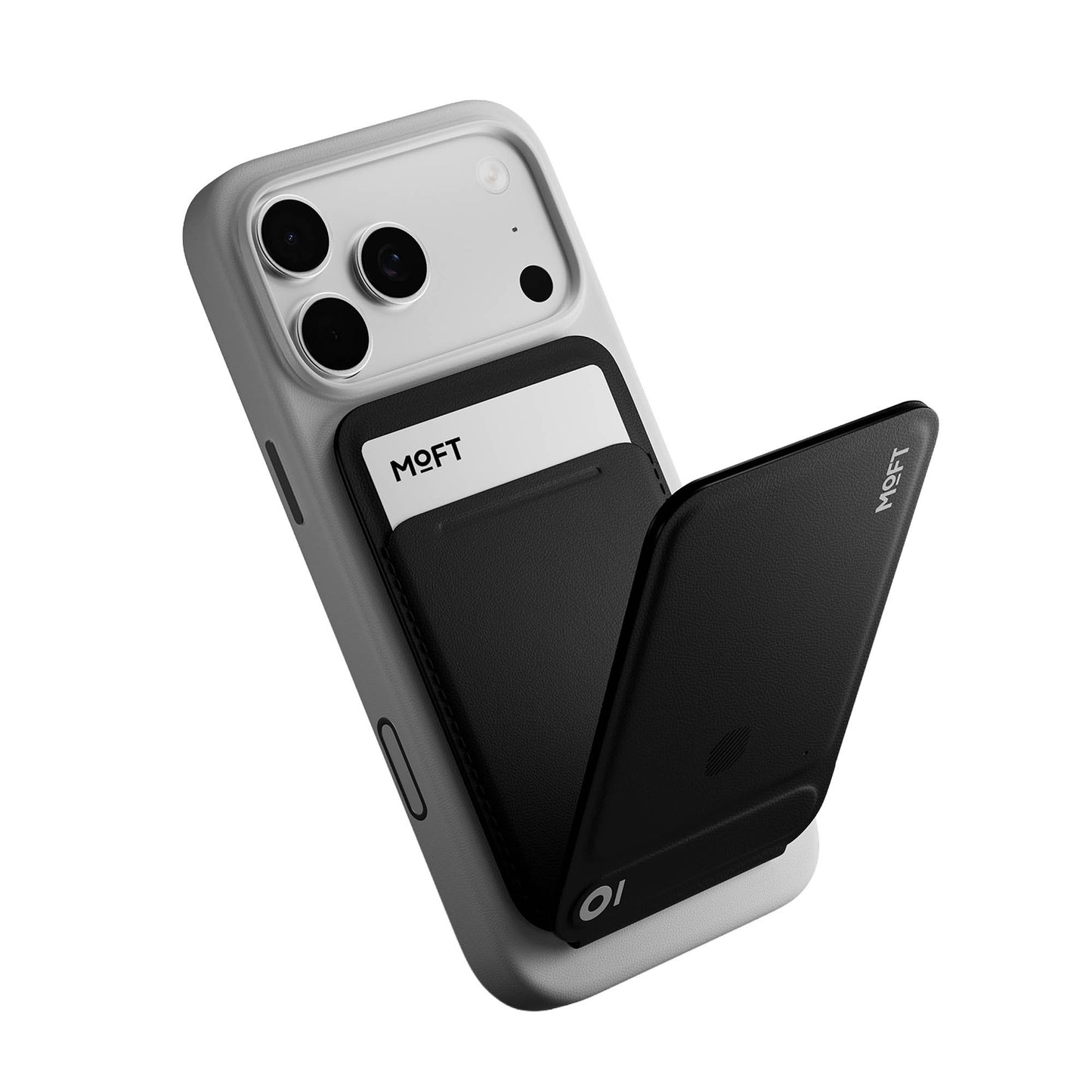 MOFT Trackable Magnetic Tripod Wallet - Jet Black - 15-16144