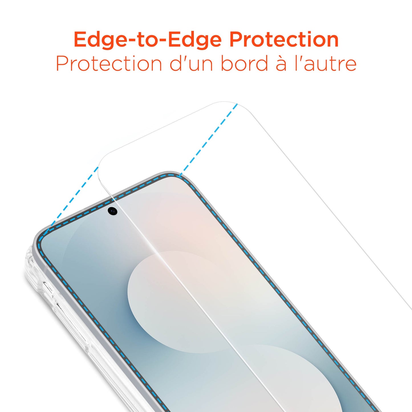 Samsung Galaxy S26 FE HyperGear Tempered Glass Screen Protector w/Dust-Free Install Tray - 15-16299