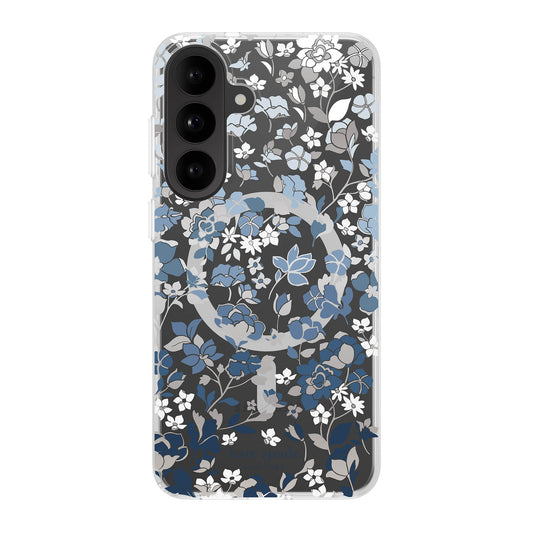 Samsung Galaxy S26 FE Kate Spade Protective w/Magnet Case - Flowerbed Blue - 15-16310