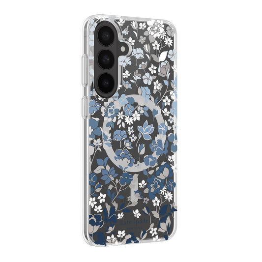 Samsung Galaxy S26 FE Kate Spade Protective w/Magnet Case - Flowerbed Blue - 15-16310