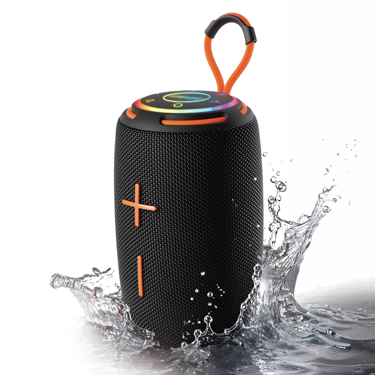 HyperGear Halo 2.0 XL Wireless LED Speaker - Black - 15-16330