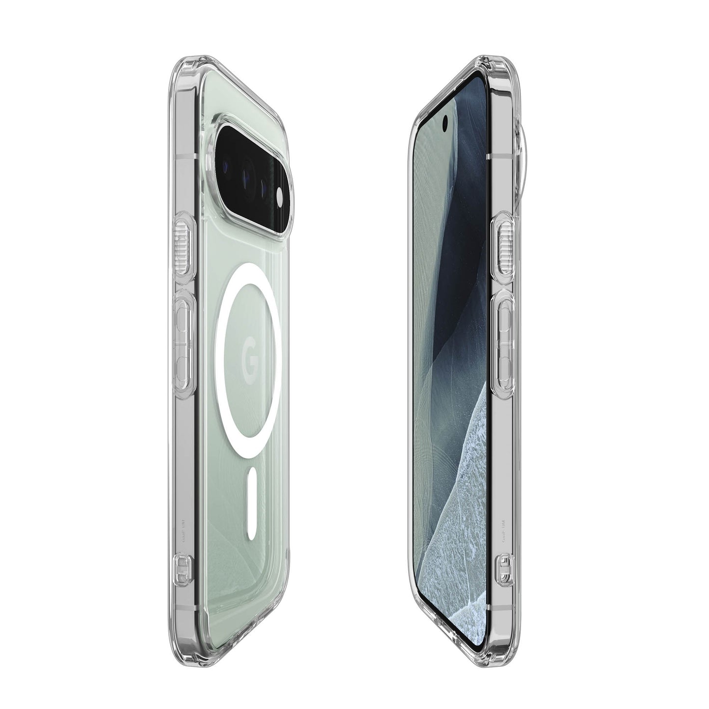 Google Pixel 11 Pro Spigen Ultra Hybrid Magfit - Clear White - 15-16374