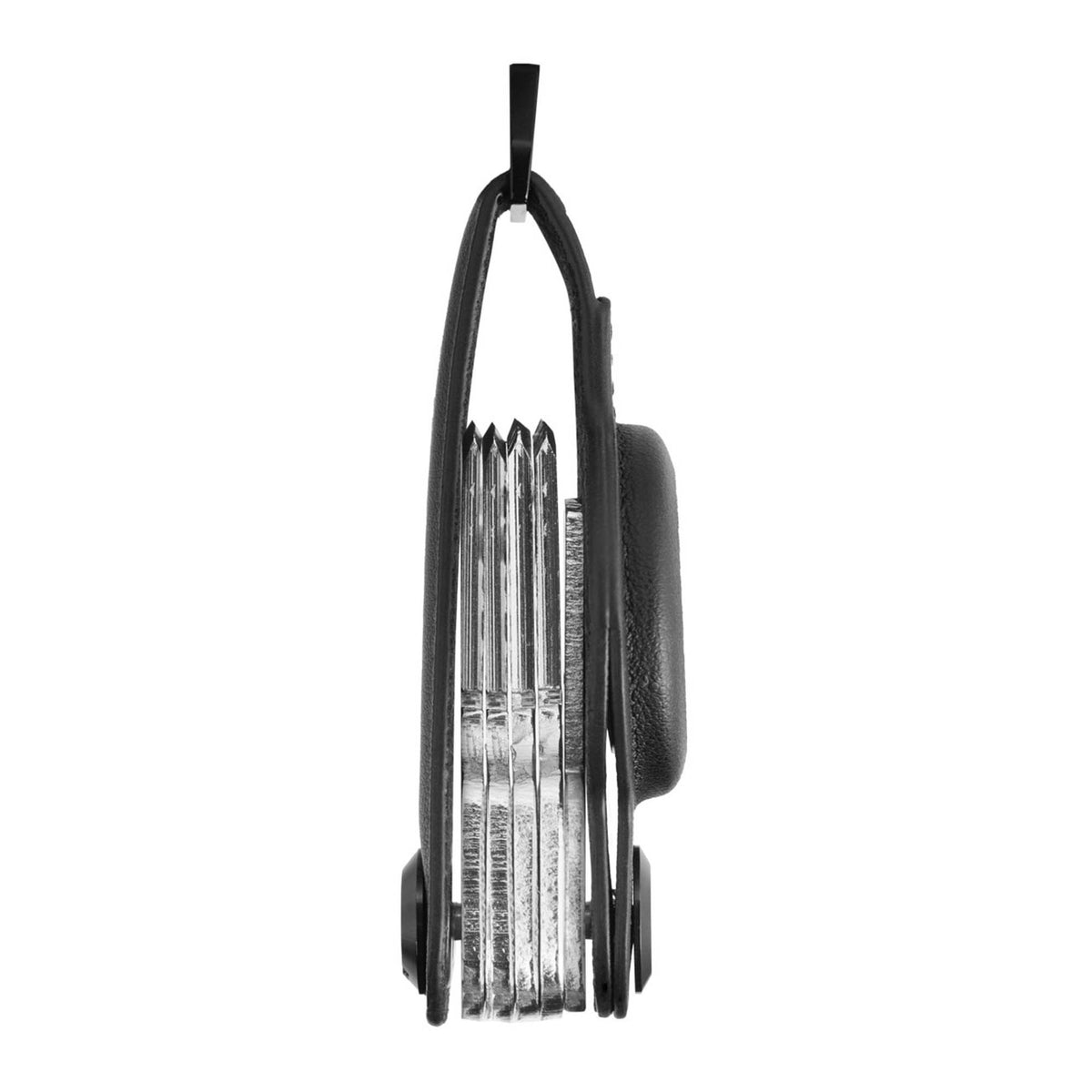 Apple AirTag Spigen Valentinus Pro Clip Key Chain Organizer - Black - 15-16399