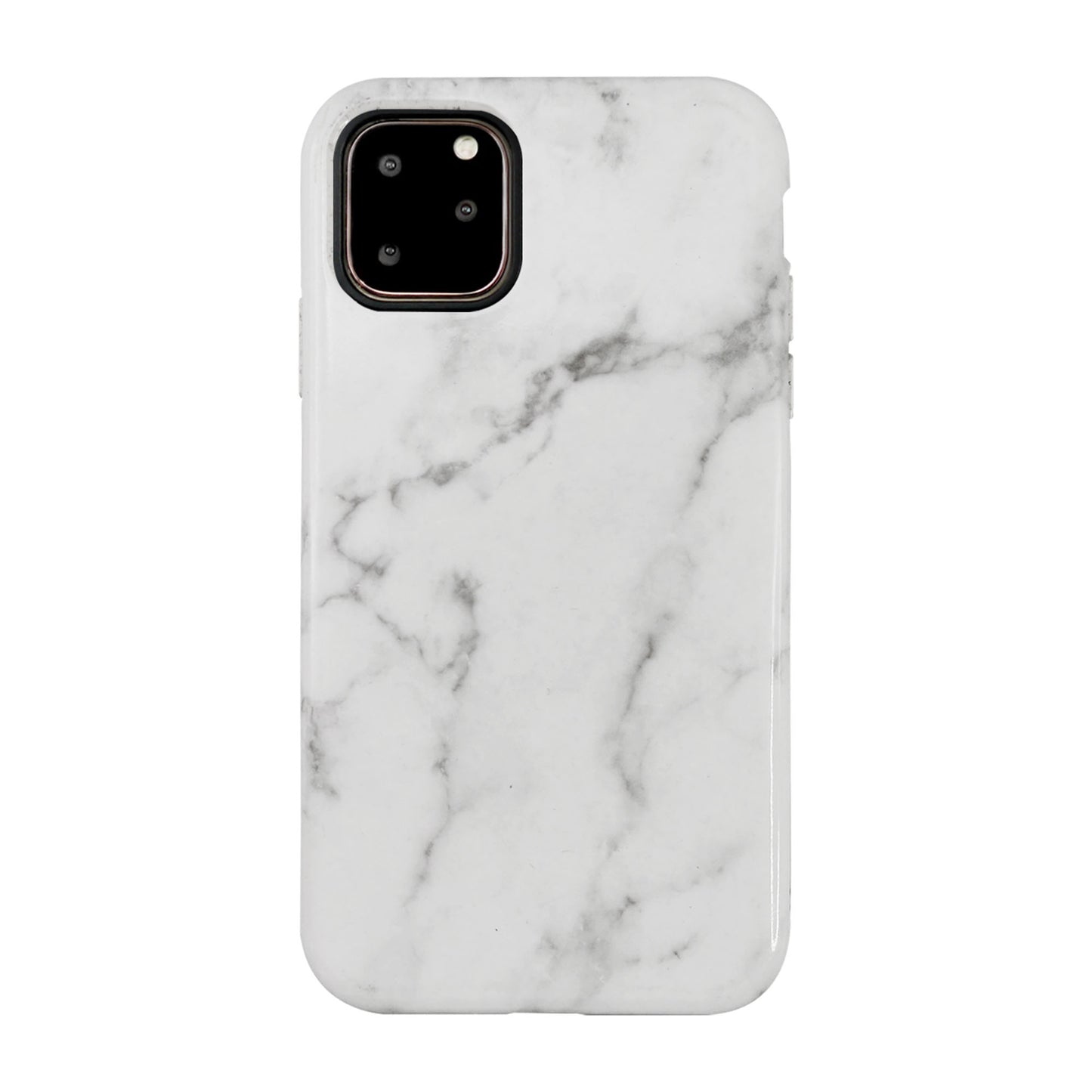 iPhone 11 Pro Uunique White/Gold (White Marble) Nutrisiti Eco Printed Marble Back Case - 15-05036