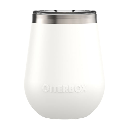 Otterbox Stainless Steel White/Silver (Ice Cap) Elevation Wine Tumbler w/ lid - 15-05243
