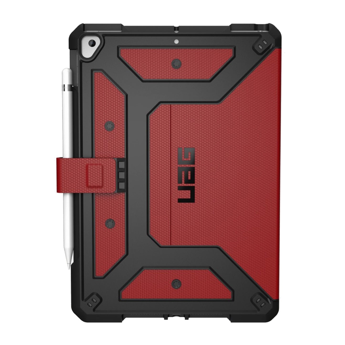 iPad 10.2 (2019-2021) (7th-9th Gen) UAG Red/Black (Magma) Metropolis Series Case - 15-06368