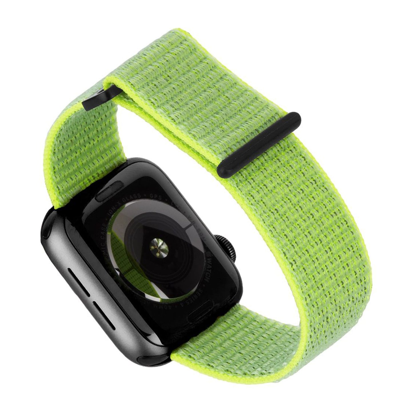 Apple Watch 42/44mm Case-Mate Reflective Neon Green Nylon Band - 15-06502