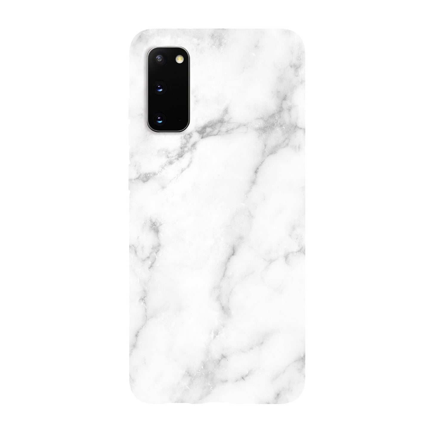 Samsung Galaxy S20 5G Uunique White/Gold (White Marble) Nutrisiti Eco Printed Marble Back Case - 15-06644