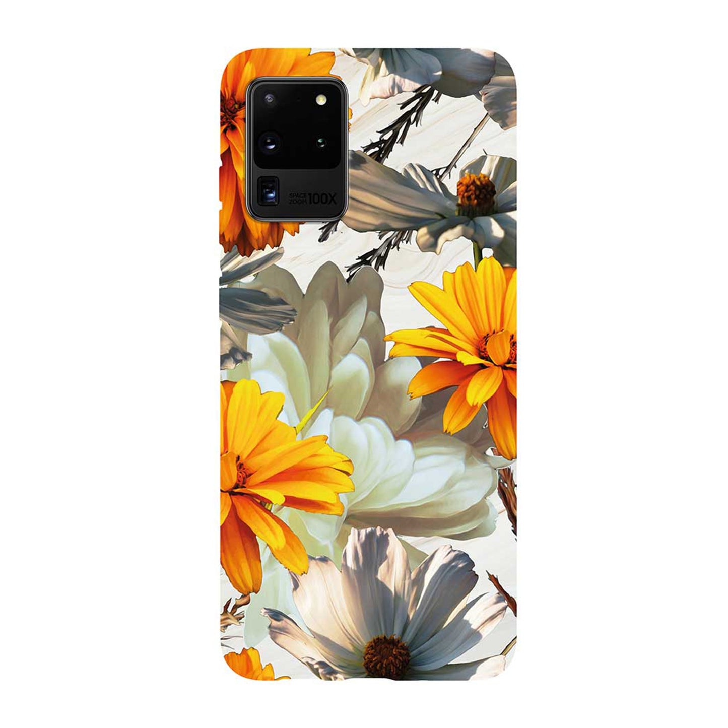 Samsung Galaxy S20+ 5G Uunique Pink/Yellow (Sunset Flower) Nutrisiti Eco Printed Marble Case - 15-06648