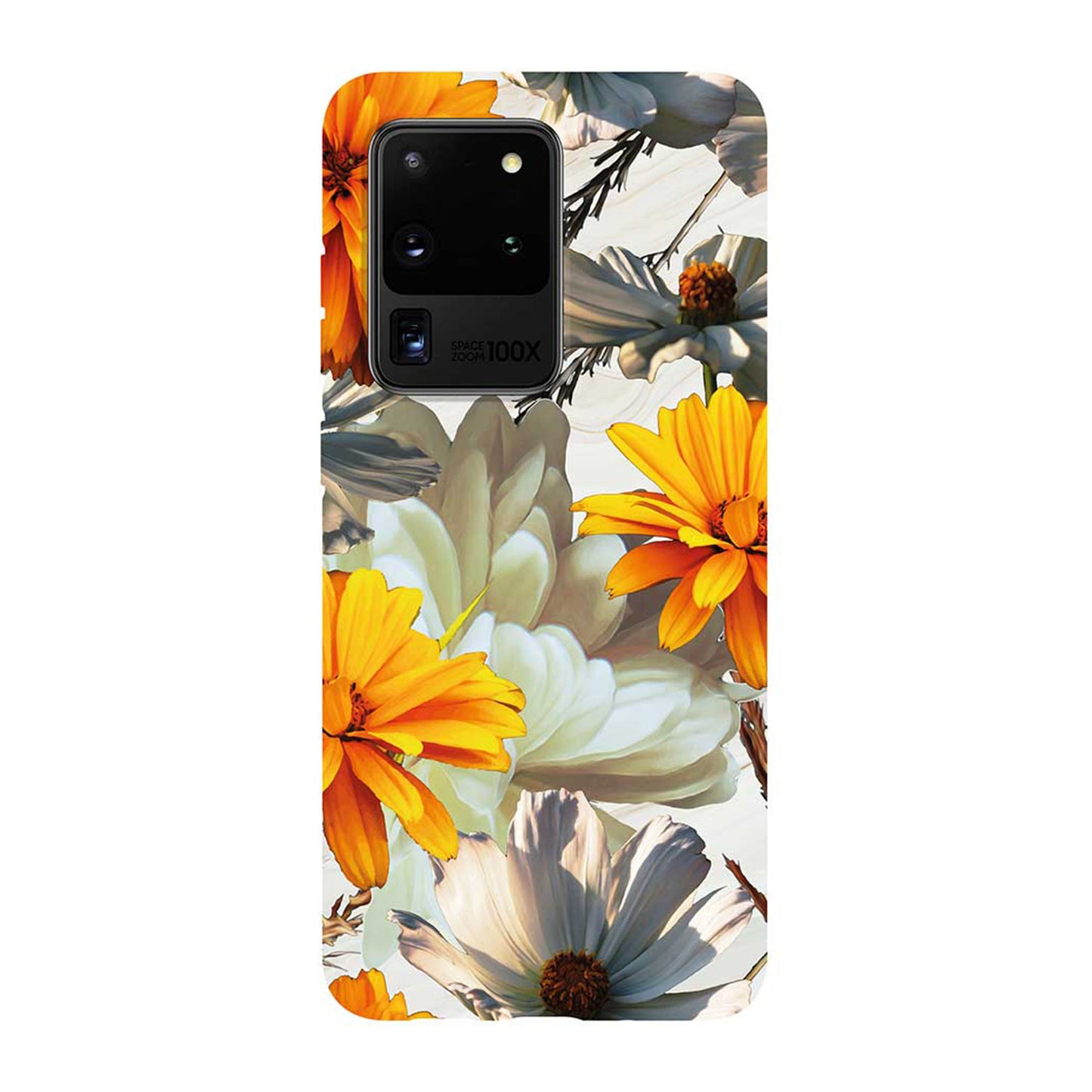 Samsung Galaxy S20 Ultra 5G Uunique Pink/Yellow (Sunset Flower) Nutrisiti Eco Printed Marble Case - 15-06652