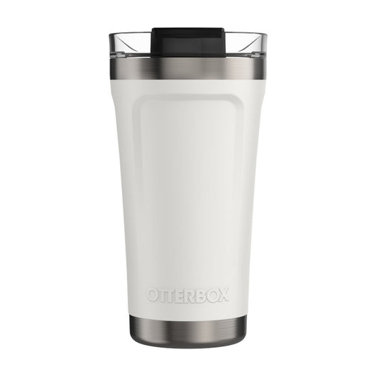 Otterbox Stainless Steel White/Silver (Ice Cap) Elevation 16oz Tumbler w/ Closed Lid - 15-06769