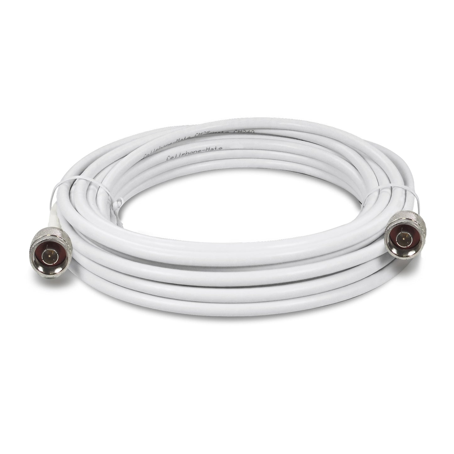SureCall Cable 20 ft. White SC-240 Ultra Low Loss Coax Cable - N-Male - 15-07258