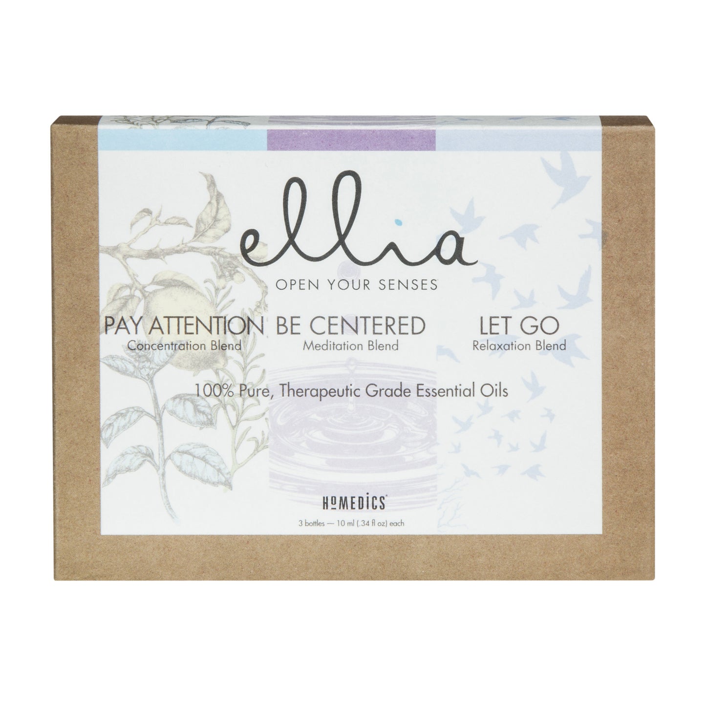 Ellia Calm and Concentration Essential Oil - 3pk - 15-07298