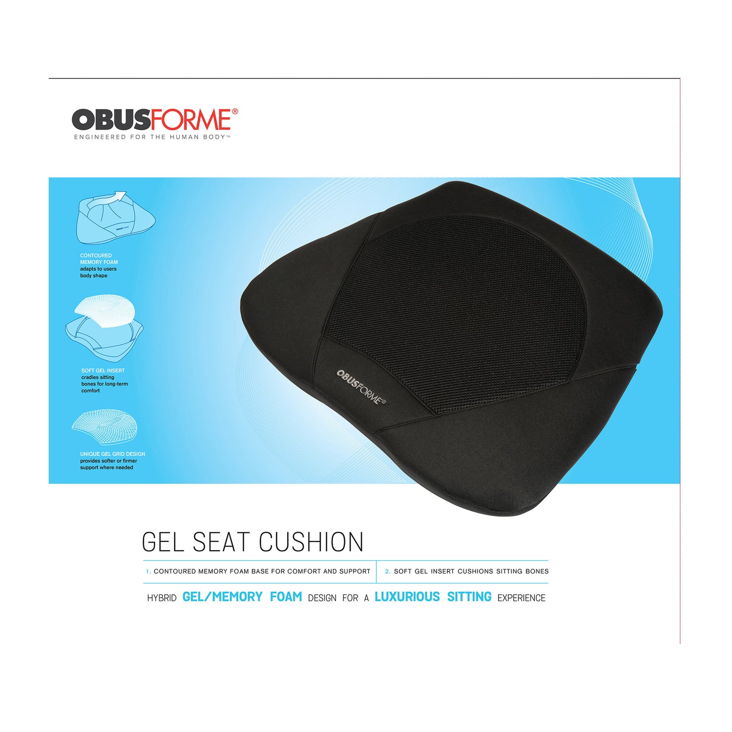ObusForme Gel Seat - 15-07353