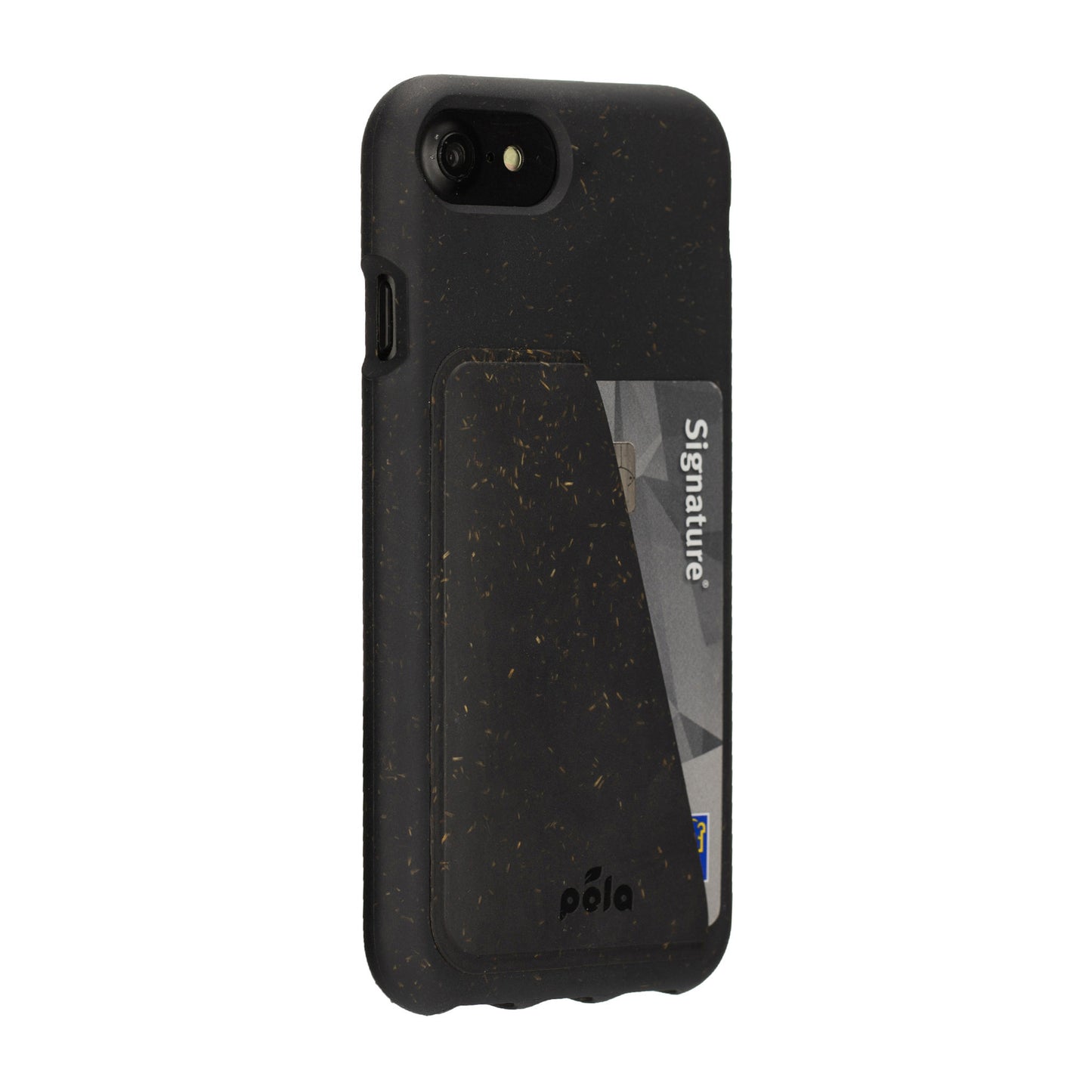 iPhone SE (2022/2020)/8 Pela Black Compostable Eco-Friendly Wallet Case - 15-07397