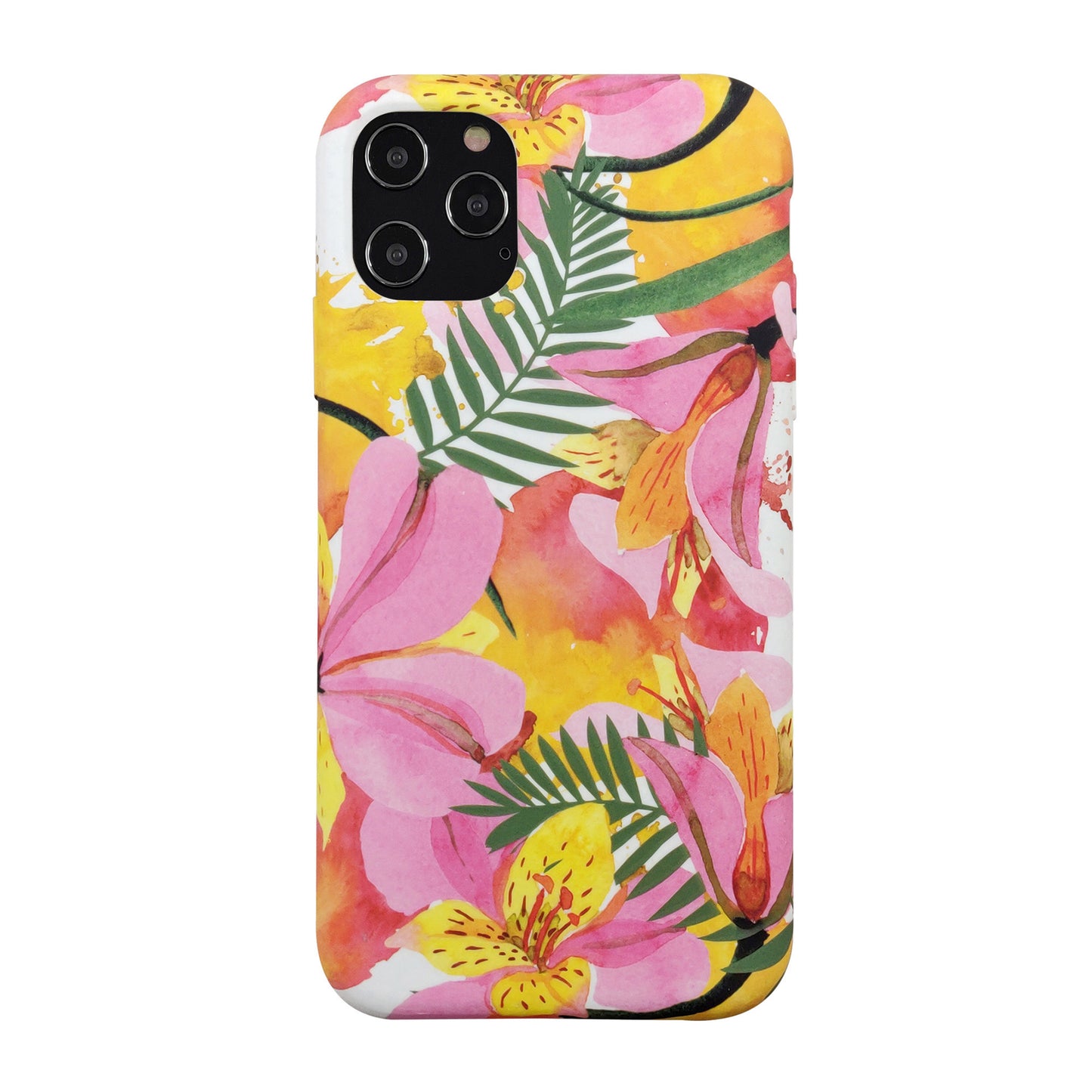 iPhone 12 Pro Max Uunique (Tropical Blossom) Nutrisiti Eco Printed Back Case - 15-07643