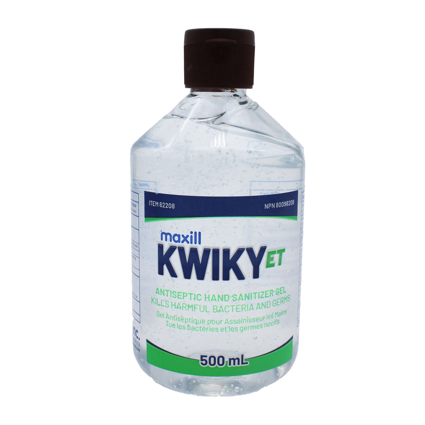 maxill KWIKY 500ml Antiseptic Hand Sanitizer Gel - 15-07662