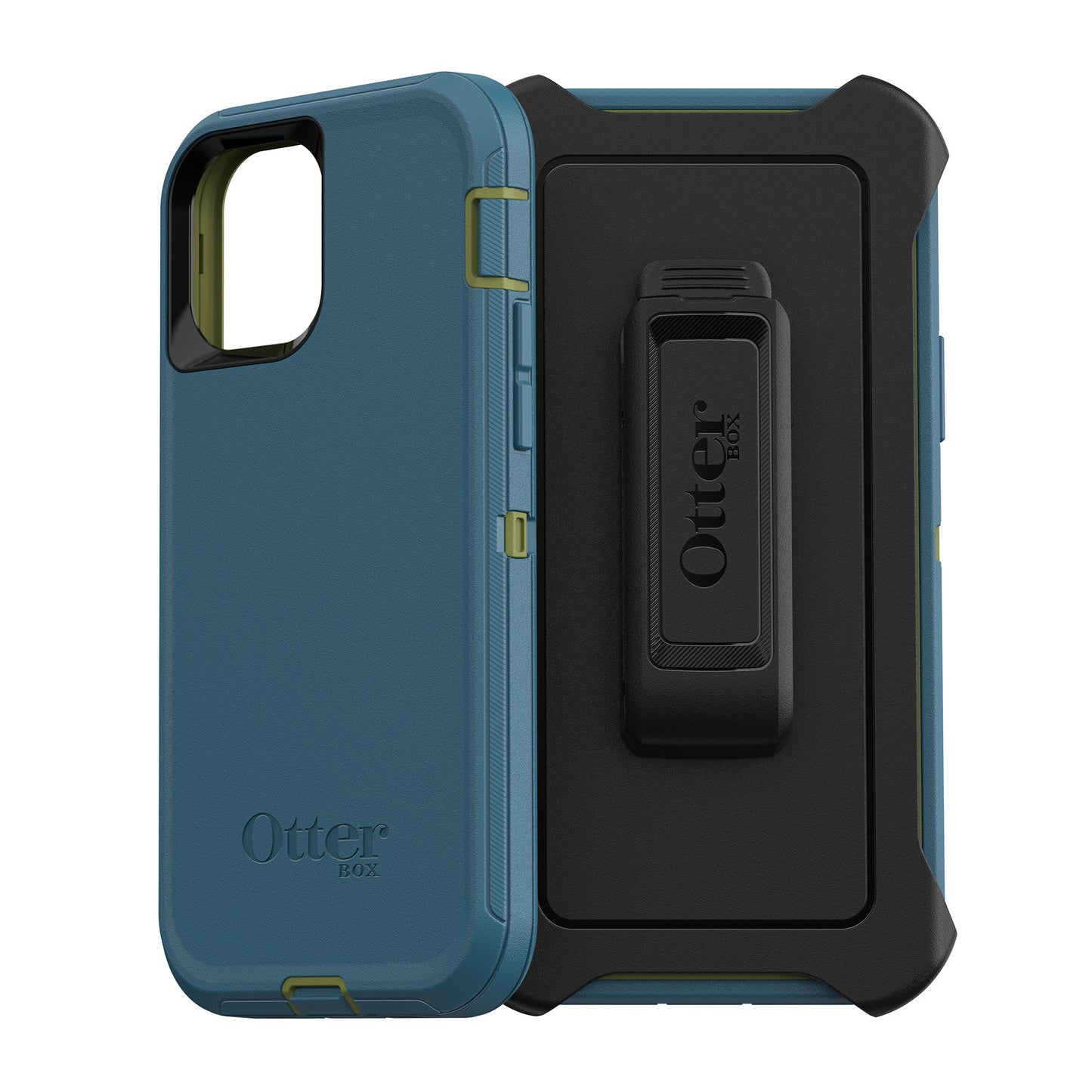 iPhone 12/12 Pro Otterbox Blue/Green (Teal me About It) Defender Series Case - 15-07810