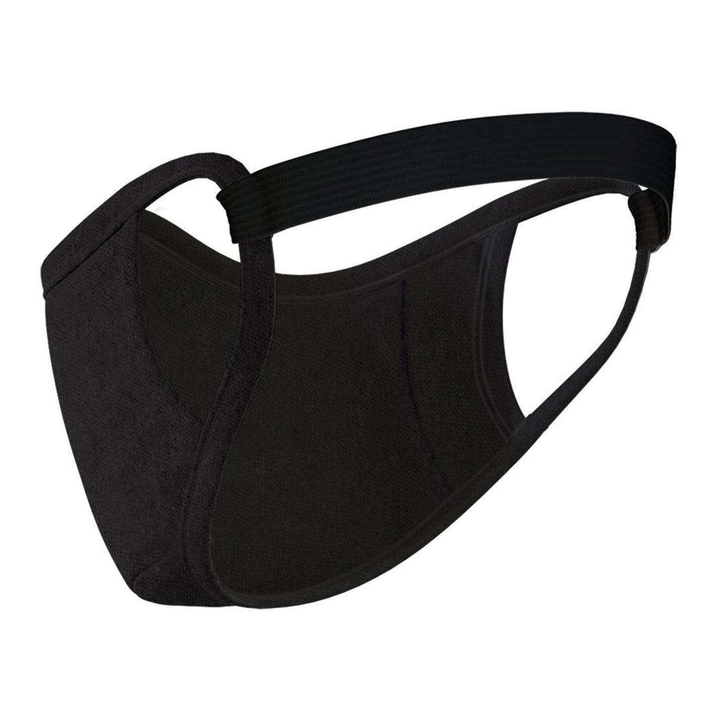 Safe+Mate Black Washable Cloth Face Mask -L/XL - 15-07907