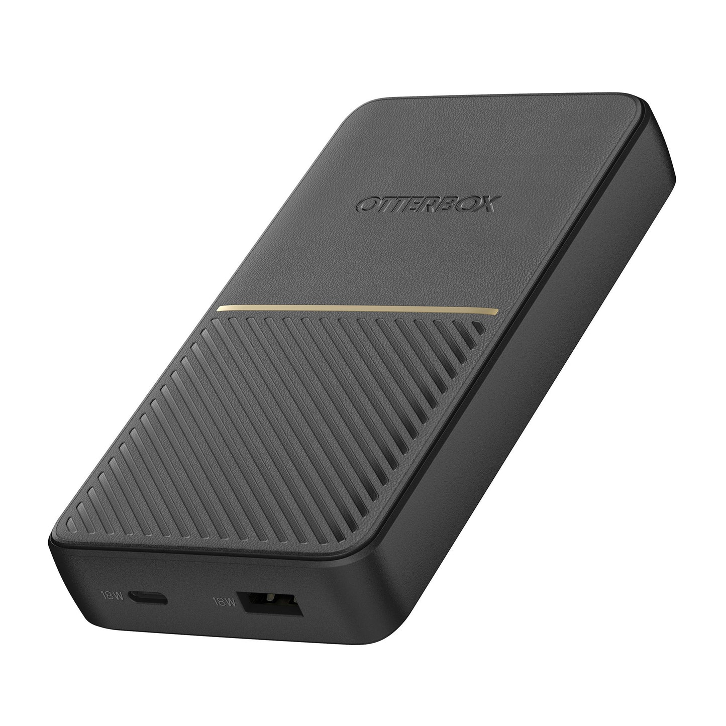 OtterBox 20,000mAh Black Dual Port USB-A (12W)+USB-C PD (18W) Portable Power Bank - 15-07950