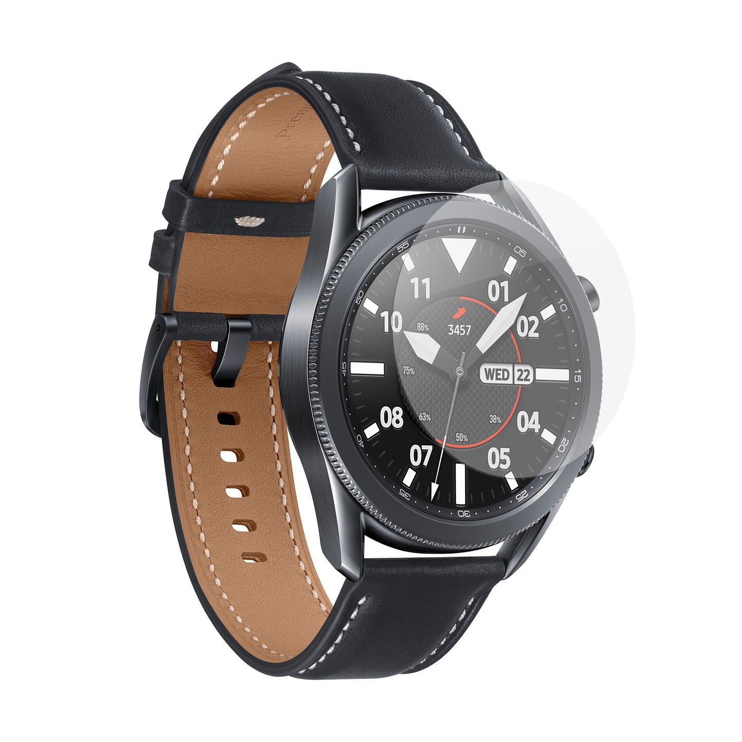 Samsung Galaxy Watch3 (45mm) ZAGG InvisibleShield FusionPlus Glass Screen Protector - 15-07995
