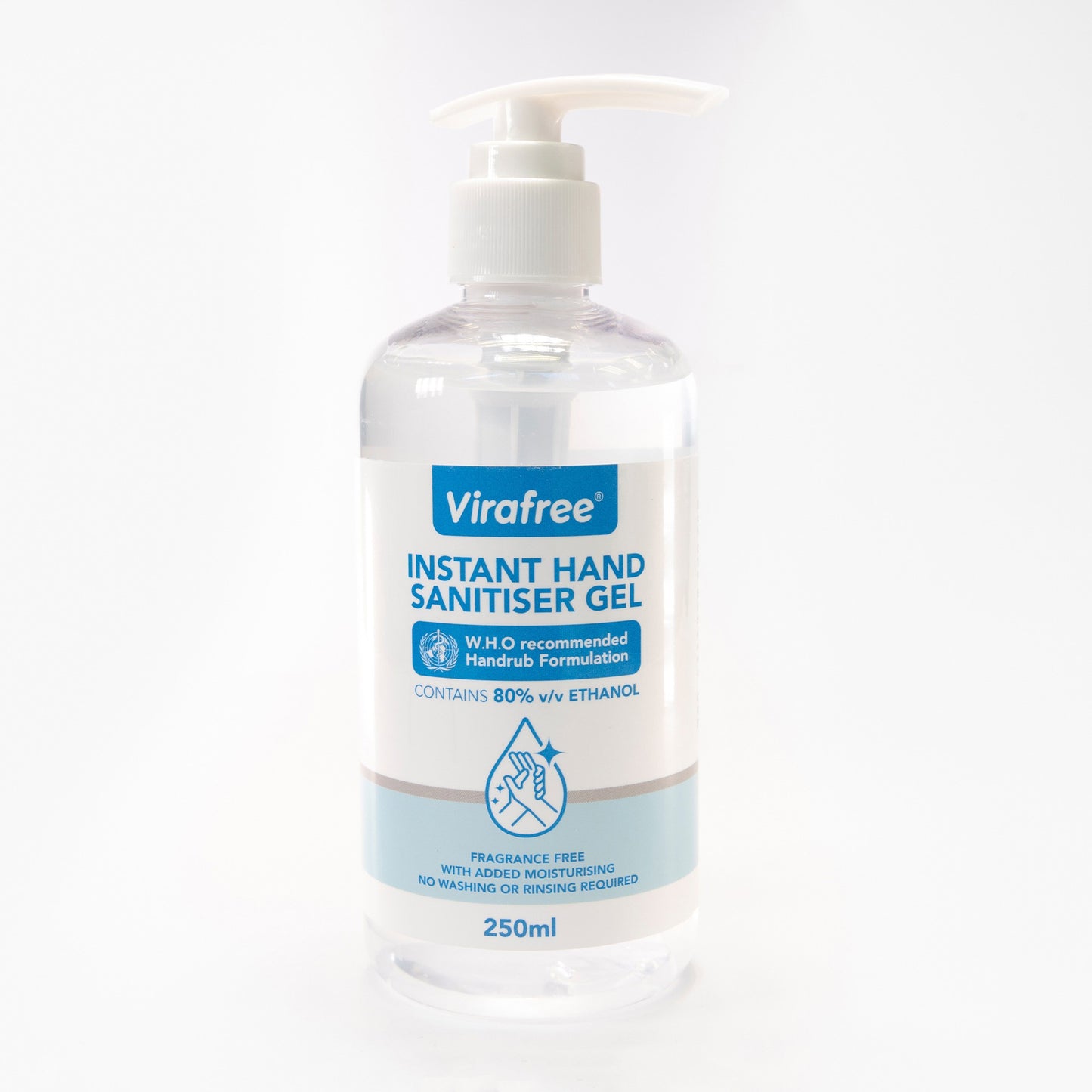 Virafree 250ml Hand Sanitizer Pump Bottle - 15-08099