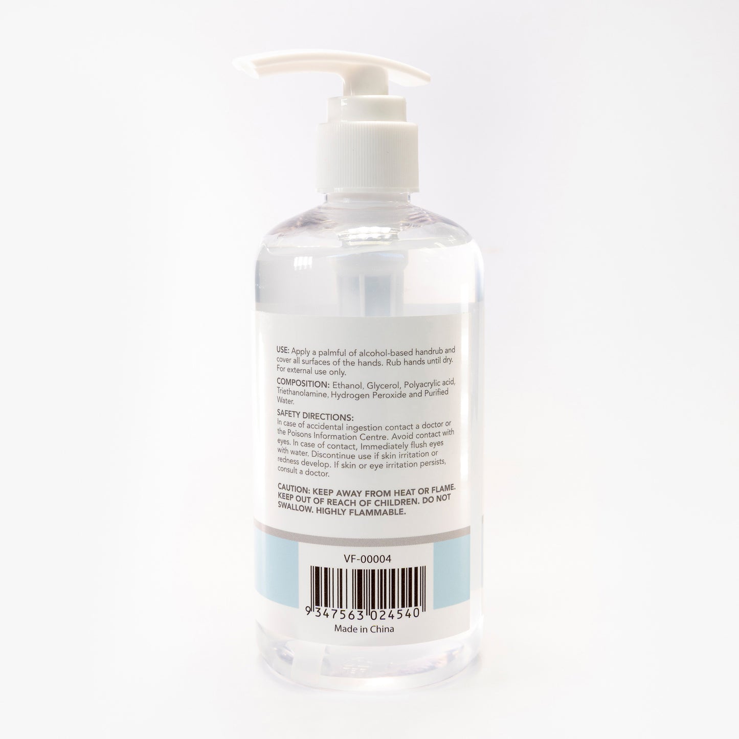 Virafree 250ml Hand Sanitizer Pump Bottle - 15-08099