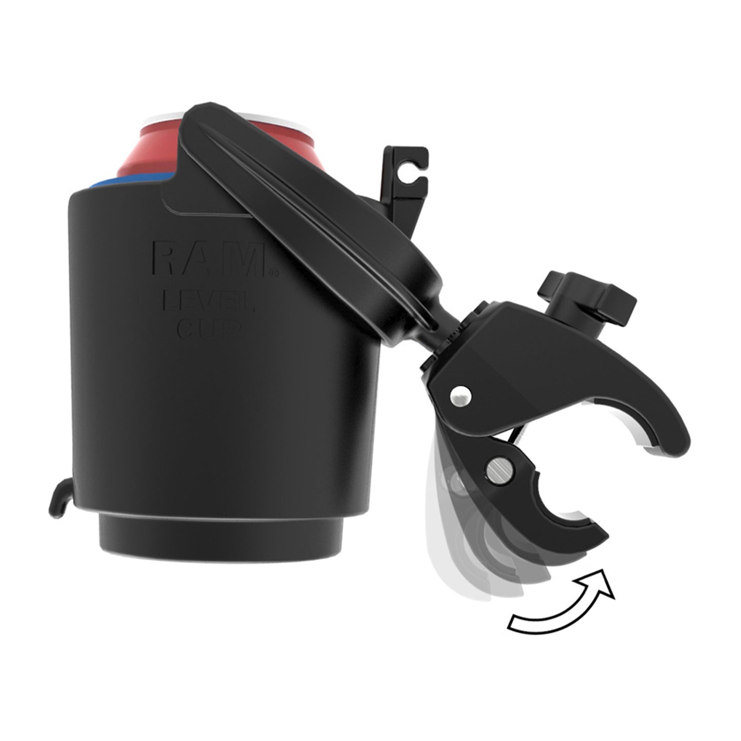 RAM Level Cup 16oz Drink Holder with RAM Tough-Claw Mount - 15-08148