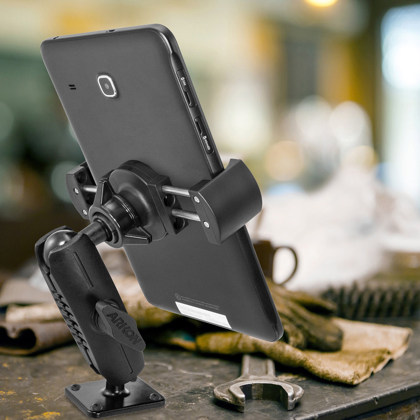 Arkon Mounts RoadVise Drill Base Mount for XL Phones and Tablets - 15-08725