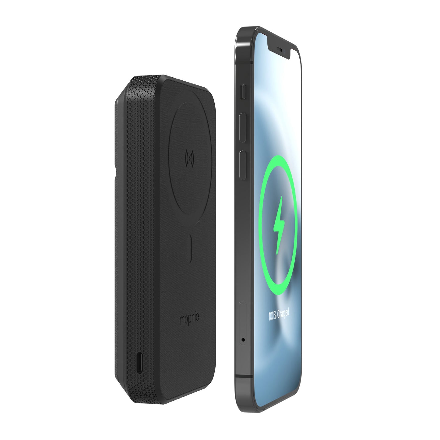 mophie universal battery snap+ 10k powerstation stand - black - 15-09460