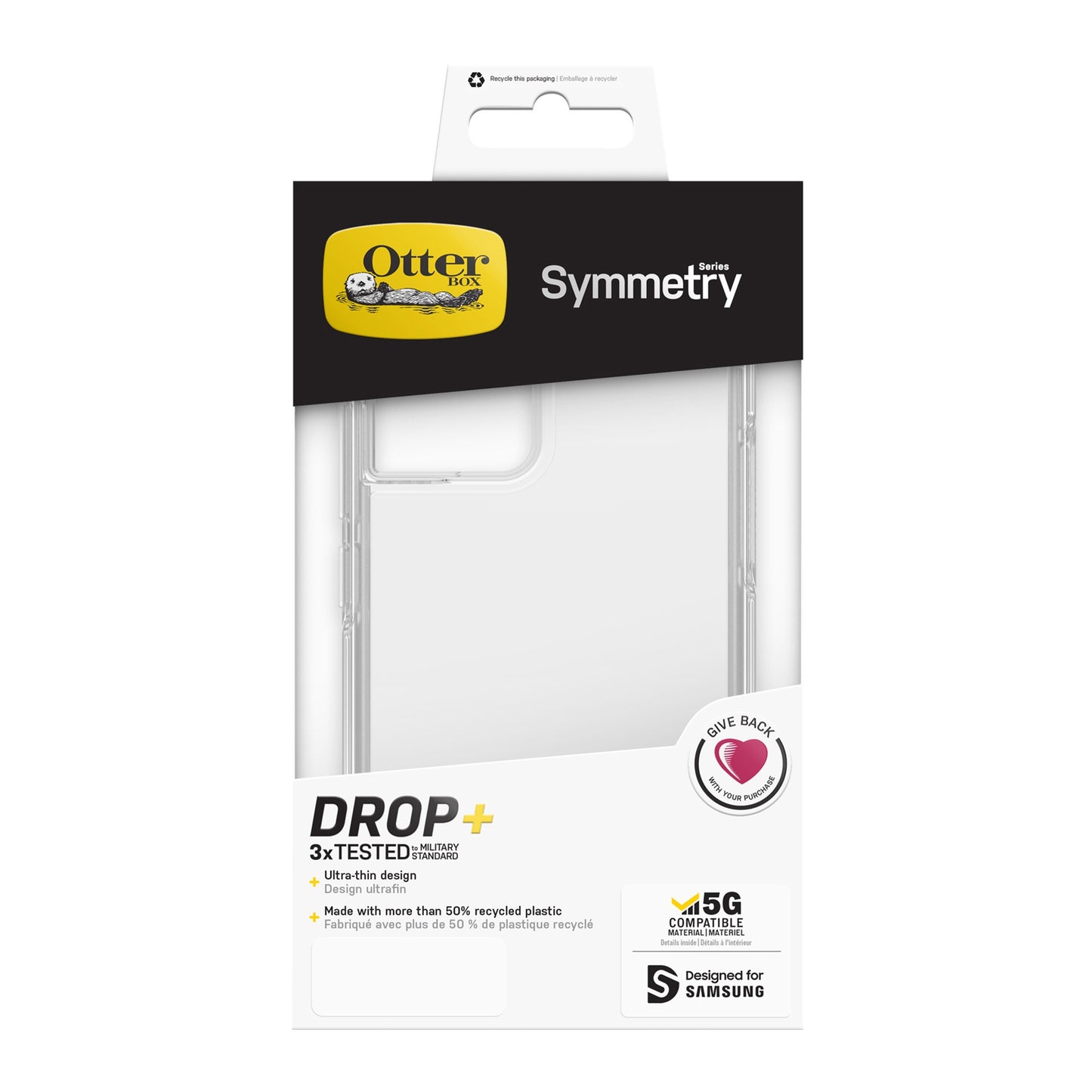 Samsung Galaxy S22+ 5G Otterbox Symmetry Clear Series Case - Clear - 15-09567