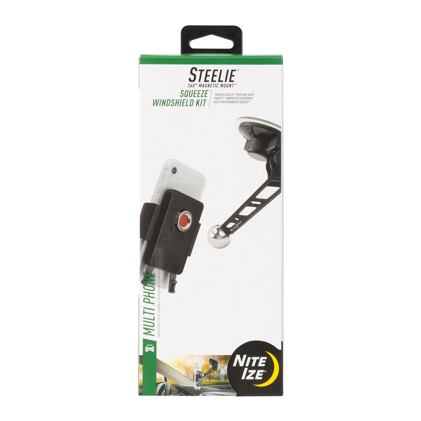 Nite Ize Steelie Squeeze Windshield Kit - 15-09672