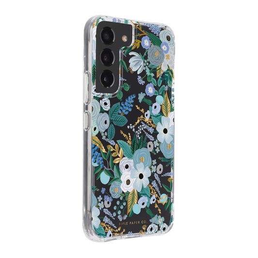 Samsung Galaxy S22 5G Rifle Paper Case - Blue (Garden Party) - 15-09687