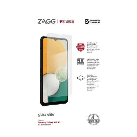 Samsung Galaxy A13 5G ZAGG InvisibleShield Biometric Glass Elite Screen Protector - 15-09742