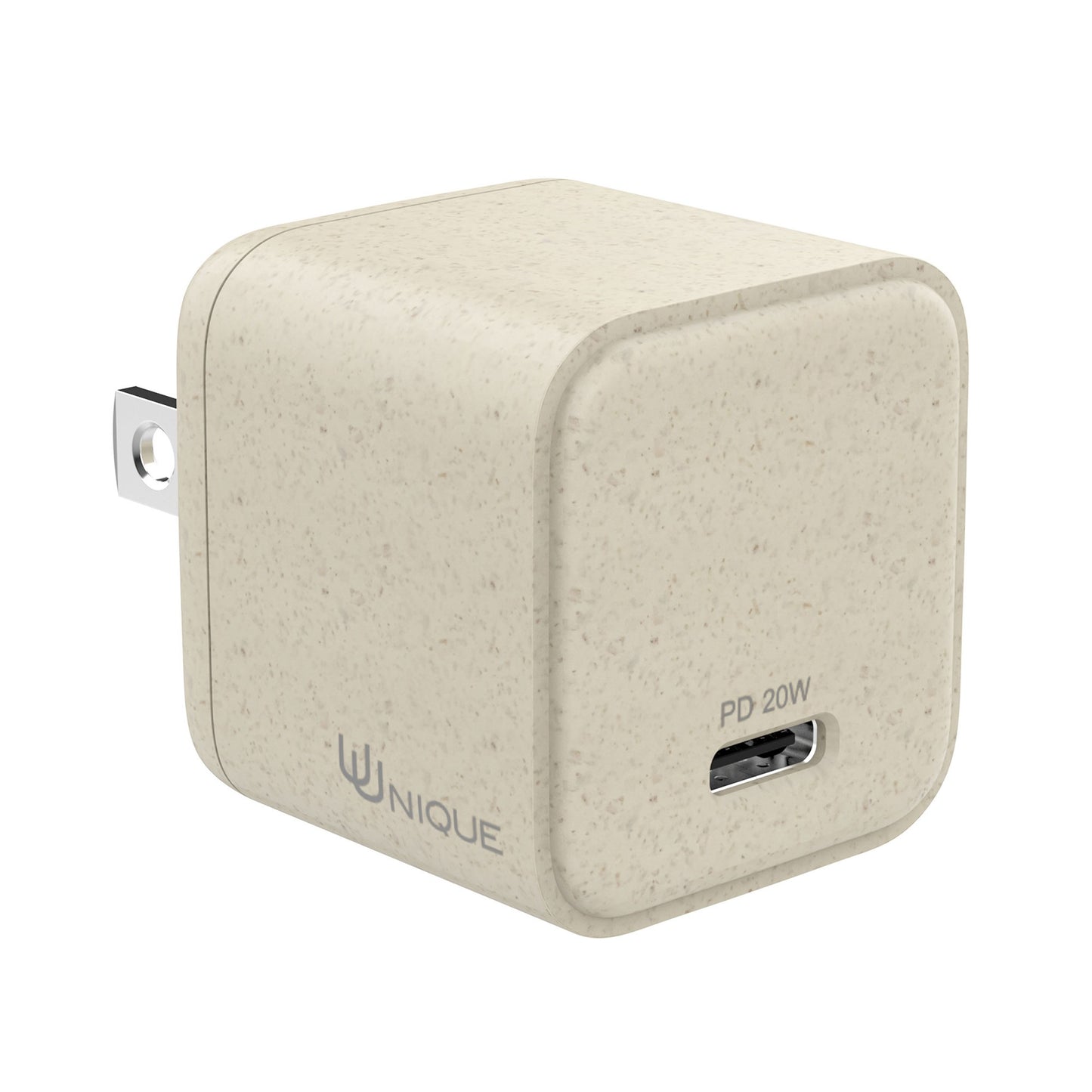Uunique 20W PD Eco USB-C to USB-C Charger - White - 15-09761