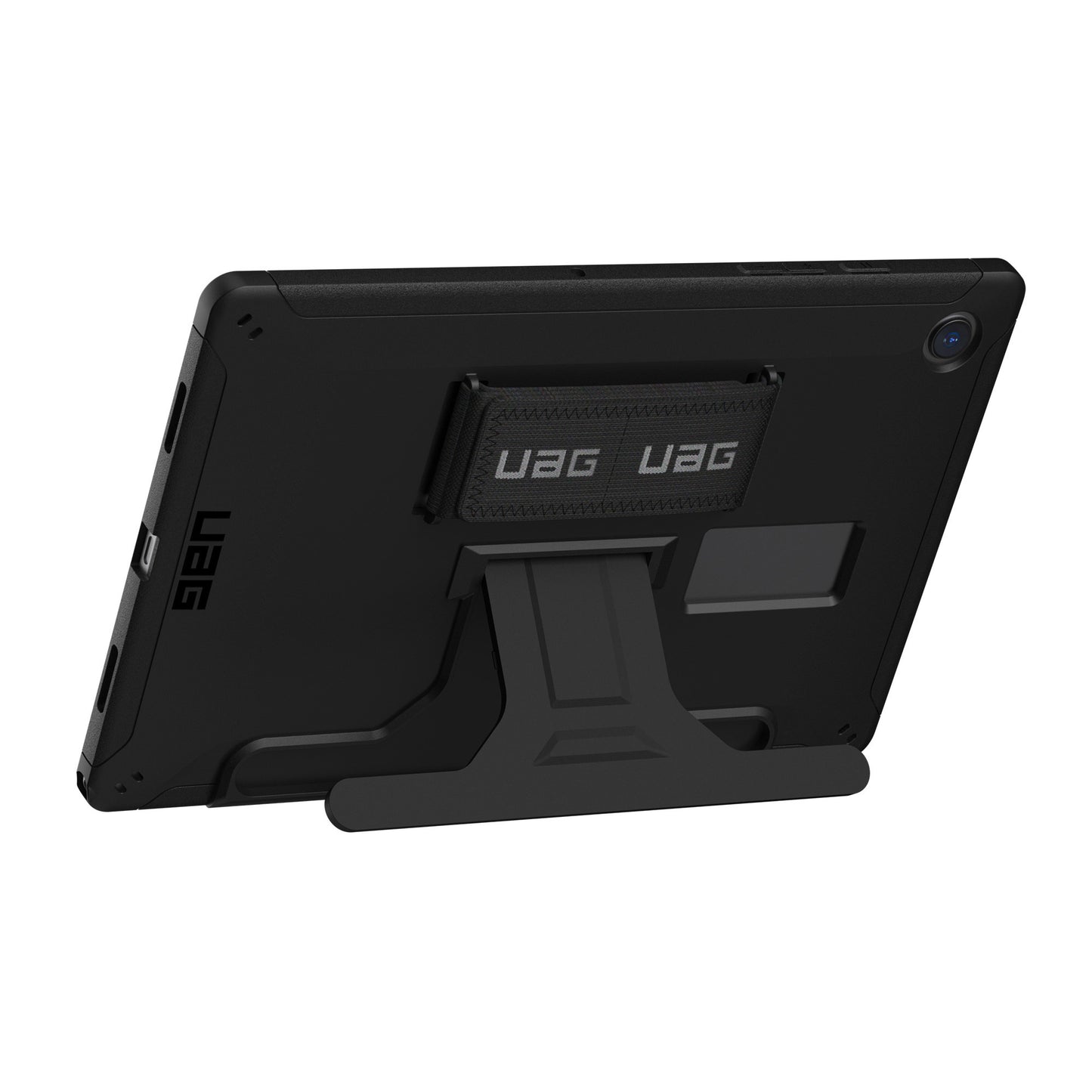 Samsung Galaxy Tab A8 UAG Scout w/Kickstand and Handstrap Series Case - Black - 15-09771