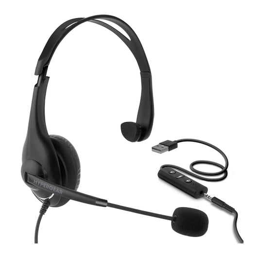 HyperGear V100 Office Professional Wired Headset - 15-09950