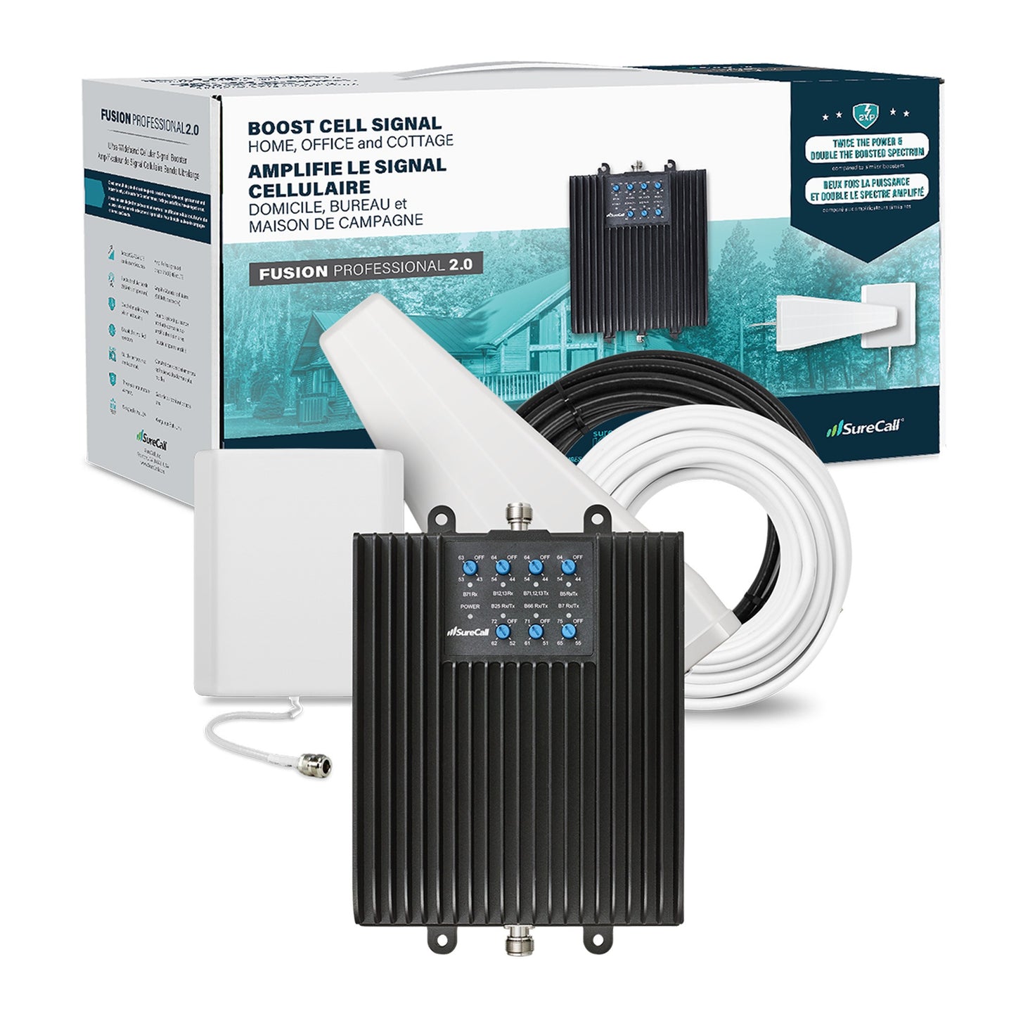 SureCall Fusion Professional 2.0 In-Building Signal Booster Kit - 15-10041