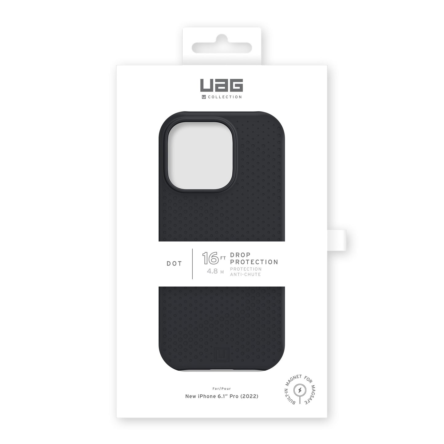 iPhone 14 Pro UAG Dot MagSafe Case - Black - 15-10185