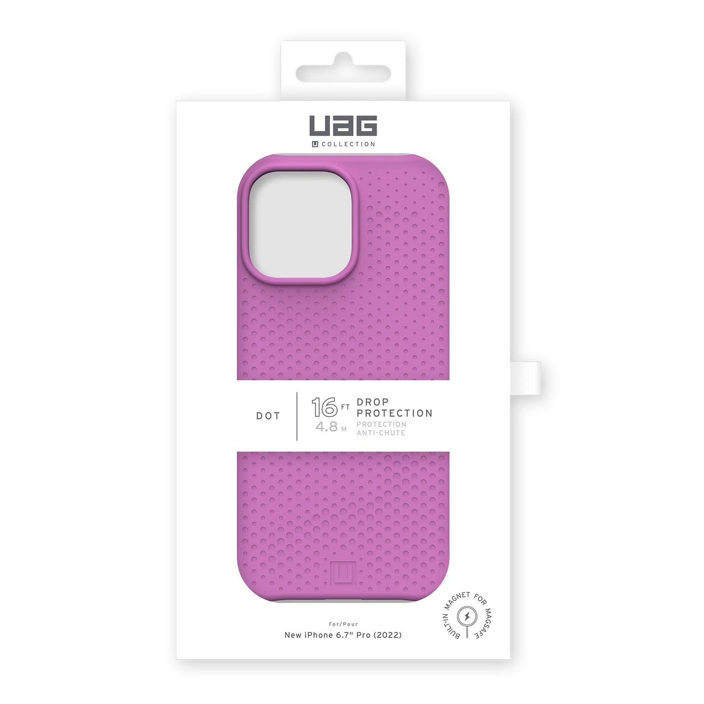 iPhone 14 Pro Max UAG Dot MagSafe Case - Orchid - 15-10200