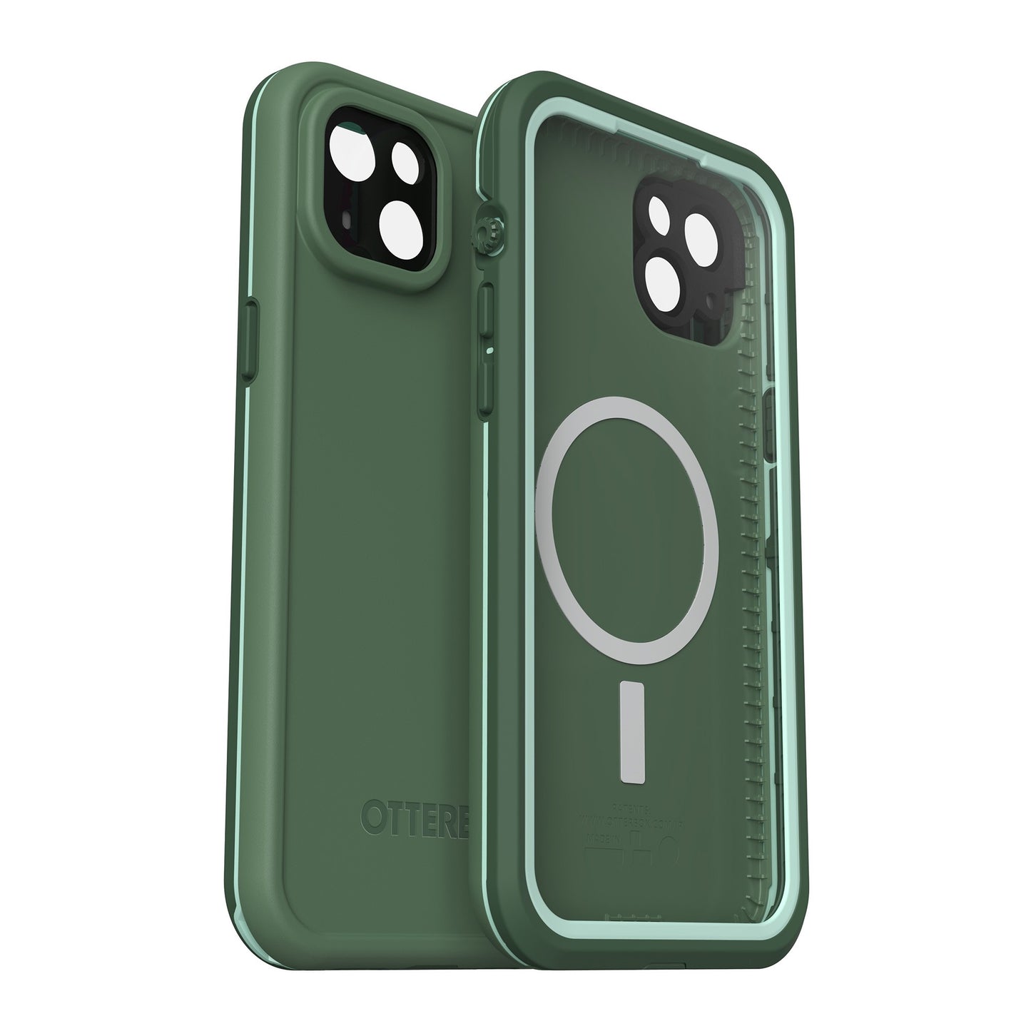iPhone 14 Plus Otterbox Fre MagSafe Case - Green (Dauntless) - 15-10221