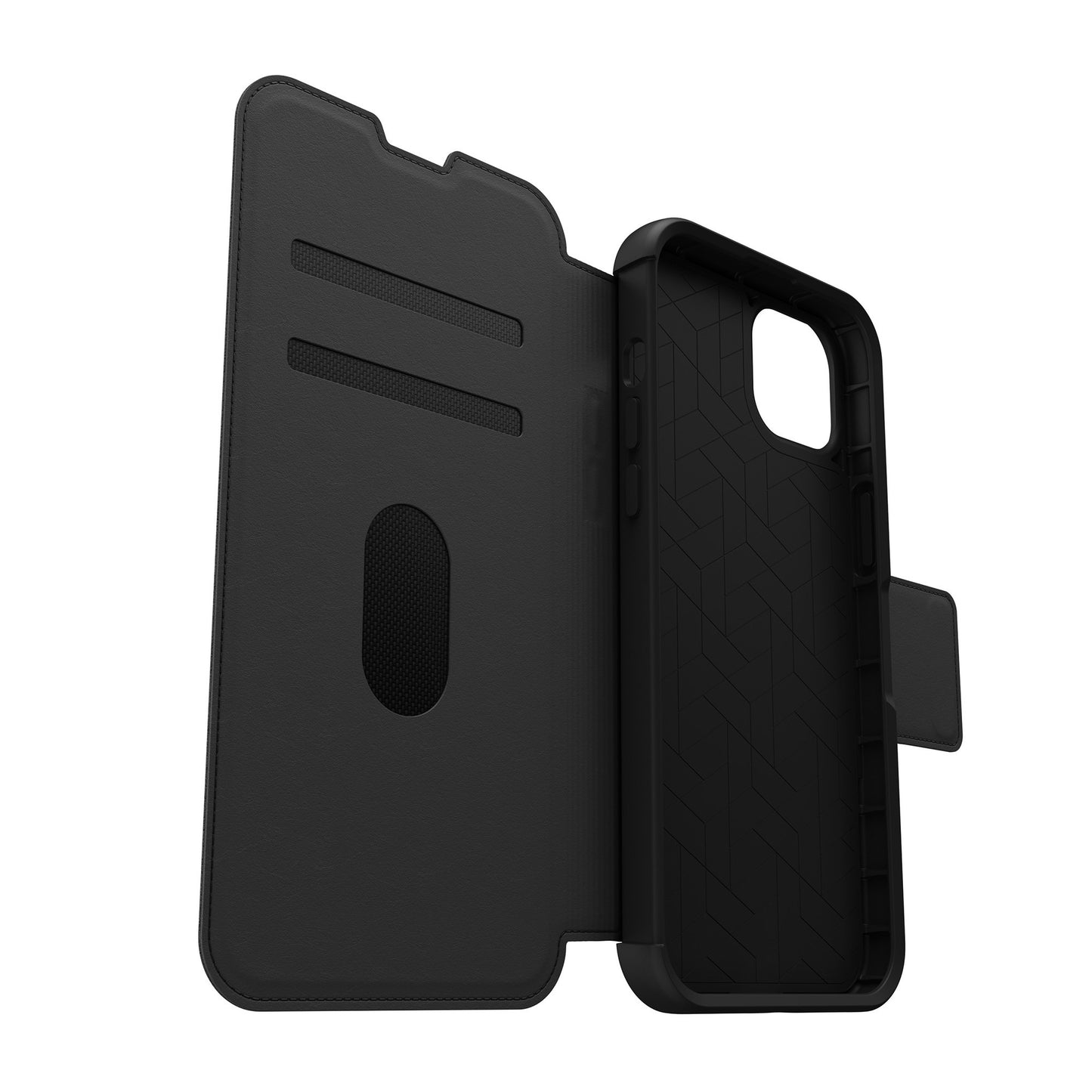 iPhone 14 Plus Otterbox Strada Leather Folio Case - Black (Shadow) - 15-10232