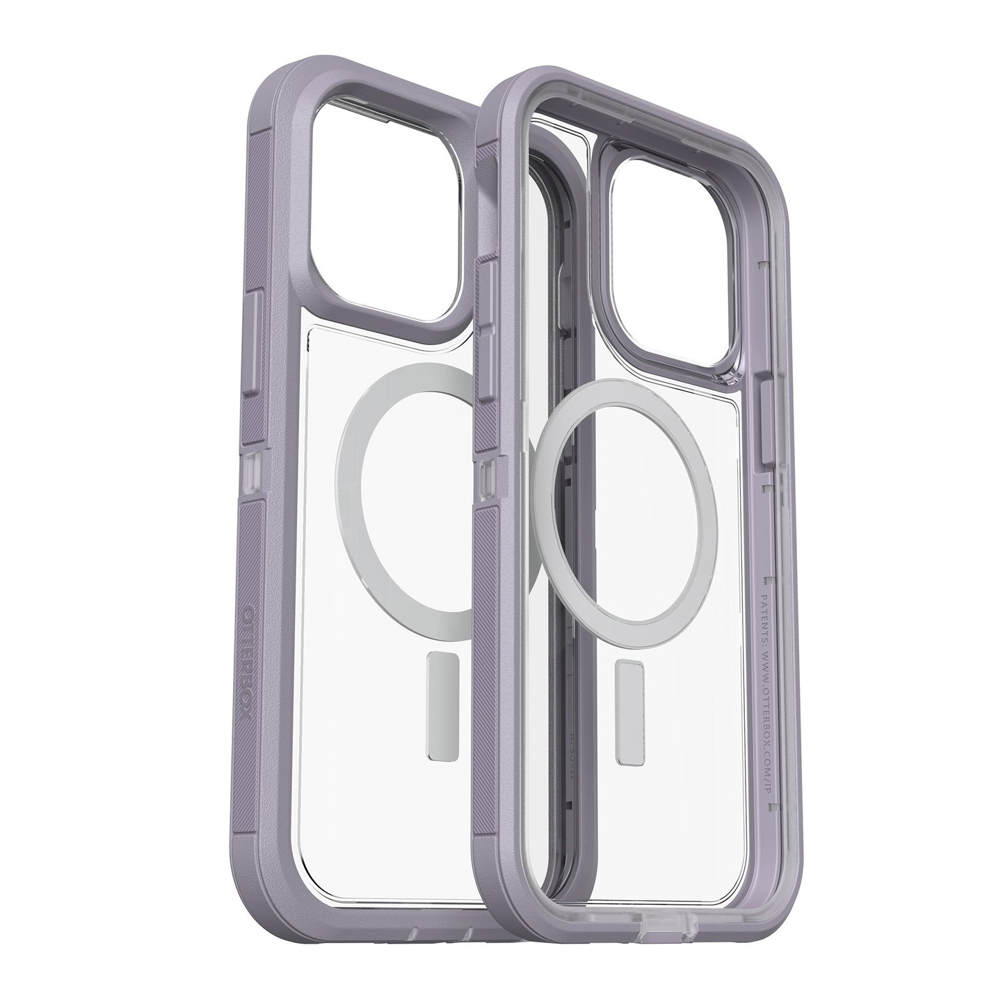 iPhone 14 Pro Max Otterbox Defender XT w/ MagSafe Clear Series Case - Clear/Purple (Lavender Sky) - 15-10261