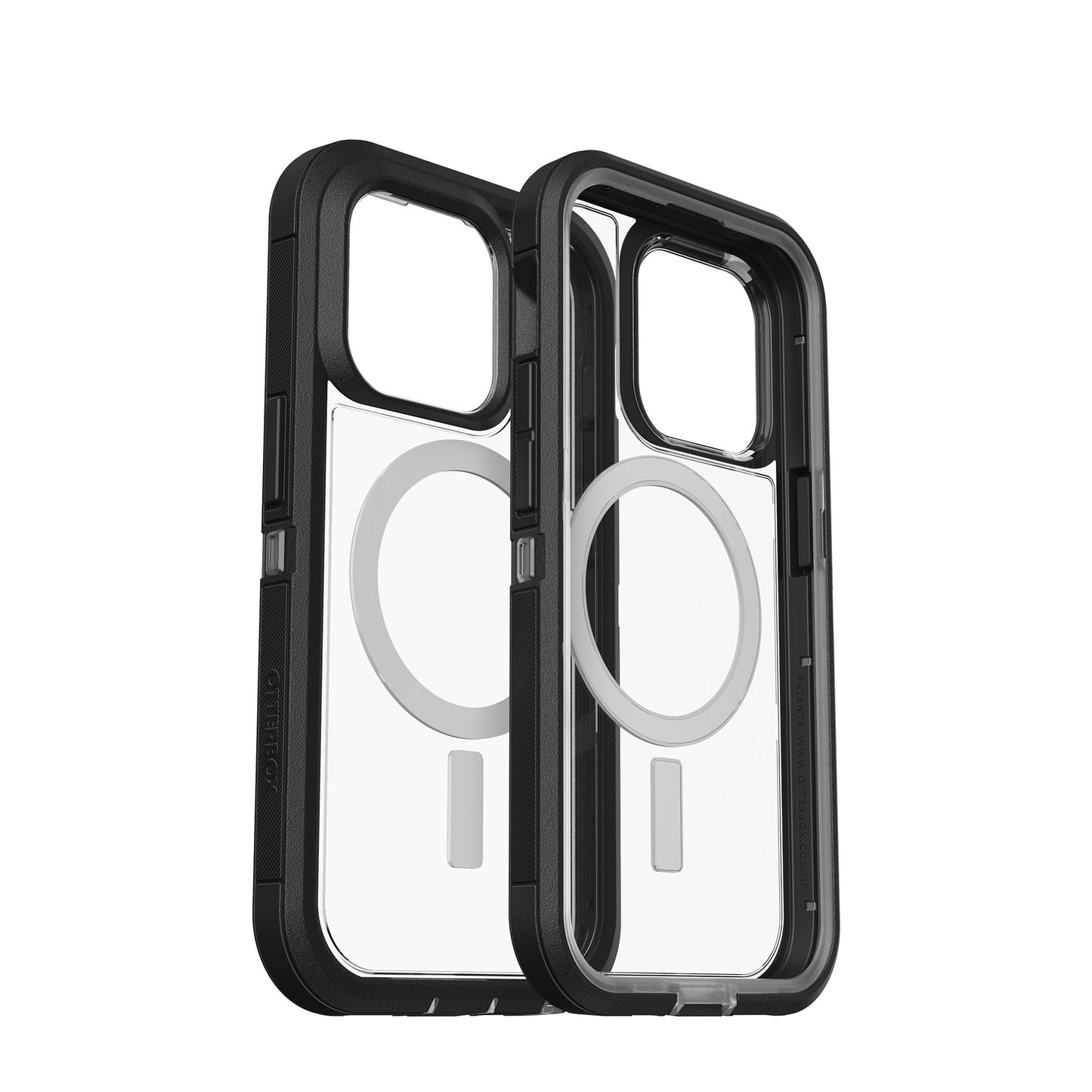 iPhone 14 Pro Otterbox Defender XT w/ MagSafe Clear Series Case - Clear/Black (Black Crystal) - 15-10304