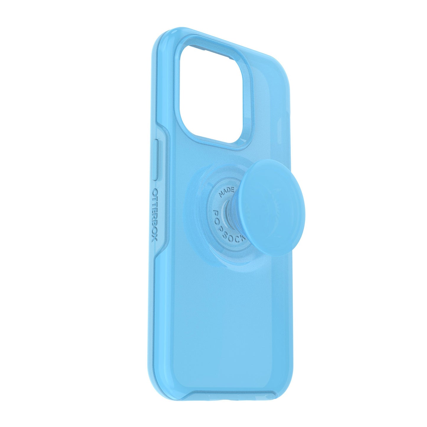 iPhone 14 Pro Otterbox + POP Symmetry Clear Series Case - Blue (You Cyan This) - 15-10317